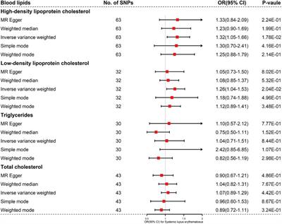 The Causal Relationship Between Blood Lipids and Systemic Lupus Erythematosus Risk: A Bidirectional Two-Sample Mendelian Randomization Study